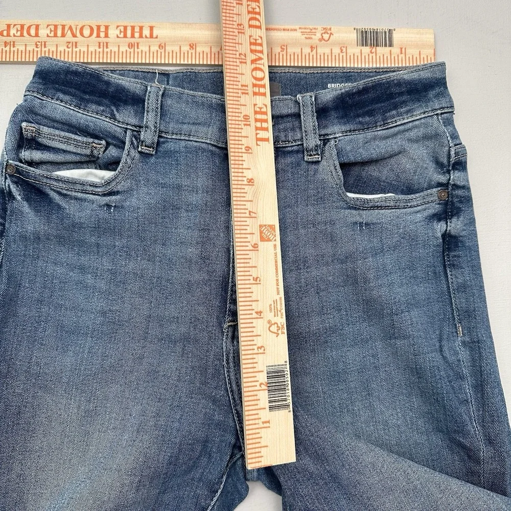 DL1961 Bridget Boot Jeans Actual sz 24 26x31 High Rise Blue Instasculpt Flare
